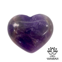 Charger l'image dans la galerie, Petit Cur En Pierre Varié Améthyste Cur De Pierre