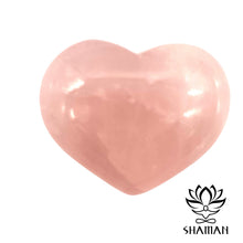 Charger l'image dans la galerie, Petit Cur En Pierre Varié Quartz Rose Cur De Pierre