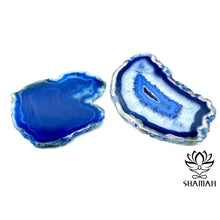 Charger l'image dans la galerie, Petite Tranche Dagate Bleu