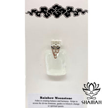 Charger l'image dans la galerie, Pierre De Lune Arc-En-Ciel Pendentif Pierre