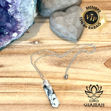 Charger l'image dans la galerie, Pierre De Lune Arc-En-Ciel Sur Chaine Pendentifs Shaman