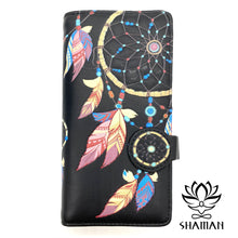 Charger l'image dans la galerie, Porte Monnaie Capteur De Rêves (Long) Noir