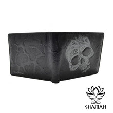 Charger l'image dans la galerie, Portefeuille Vegan Crânes Abstrait Portefeuille