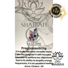 Charger l'image dans la galerie, Quartz Brute Avec Cage Sur Chaine Pendentifs Shaman