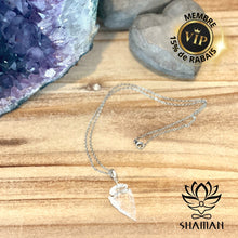 Charger l'image dans la galerie, Quartz Pointe De Flèche Sur Chaine Pendentifs Shaman