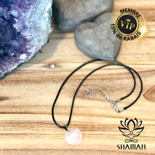 Charger l'image dans la galerie, Quartz Rose Collection Les Petits Coeurs Pendentifs Shaman