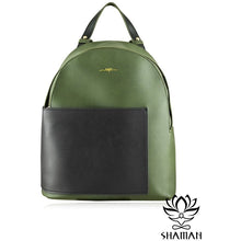 Charger l'image dans la galerie, Sallie Sac À Dos Vert/noir A Main