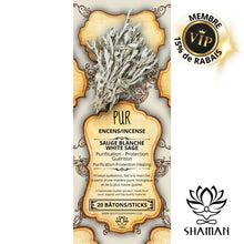 Charger l'image dans la galerie, Sauge Blanche / White Sage Encens Pur Shaman