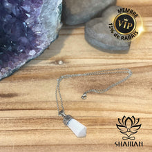 Charger l'image dans la galerie, Sélénite Sur Chaine Pendentifs Shaman