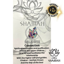 Charger l'image dans la galerie, Sélénite Sur Chaine Pendentifs Shaman