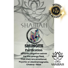 Charger l'image dans la galerie, Shungite Forme Variée Sur Chaine Pendentifs Shaman