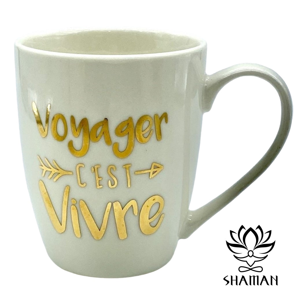 Tasse Pliable Vintage Stanhome – Plastique Doré – Voyage/pilule – Hauteur 2.5"