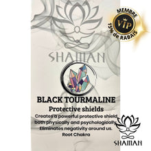 Charger l'image dans la galerie, Tourmaline Noir Sur Chaine Pendentifs Shaman