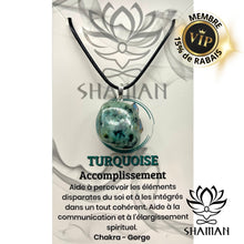 Charger l'image dans la galerie, Turquoise Forme Variée Sur Cordelette Pendentifs Shaman
