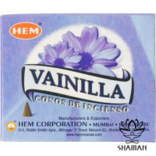 Charger l'image dans la galerie, Vanille (Vanilla) 10 Cônes Encens