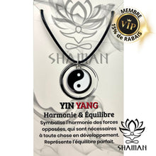 Charger l'image dans la galerie, Yin Yang Sur Cordelette Pendentifs Shaman