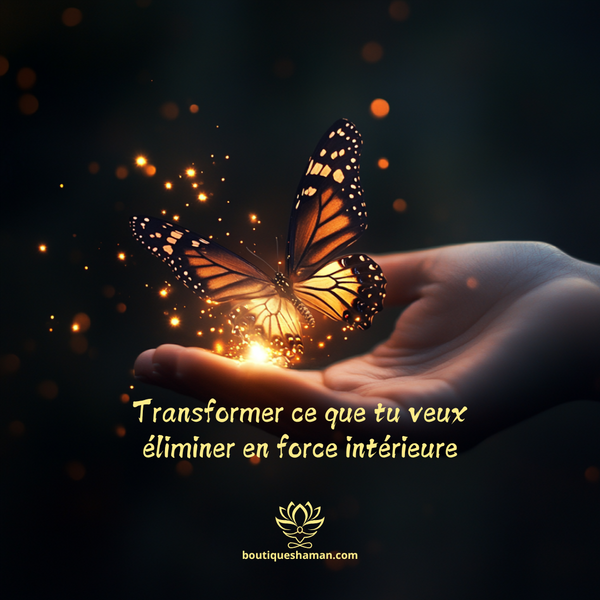 Transformer ce que tu veux éliminer en force intérieure