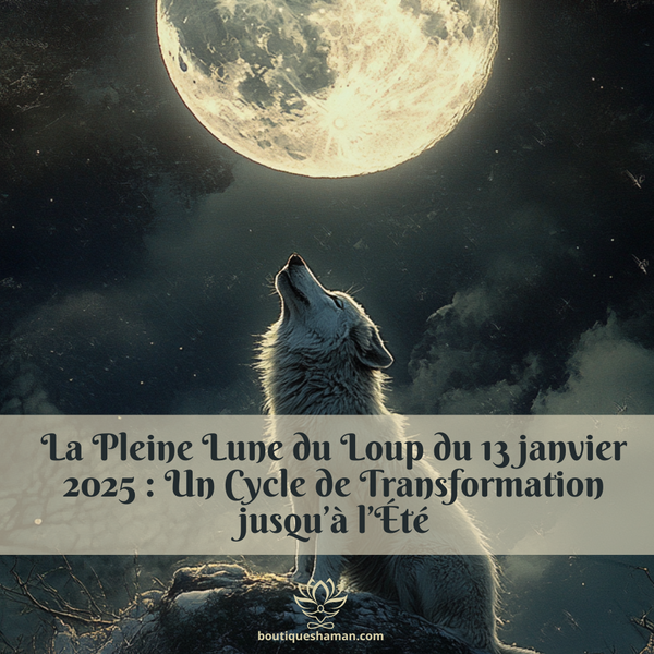 La Pleine Lune du Loup du 13 janvier 2025 : Un Cycle de Transformation jusqu’à l’Été