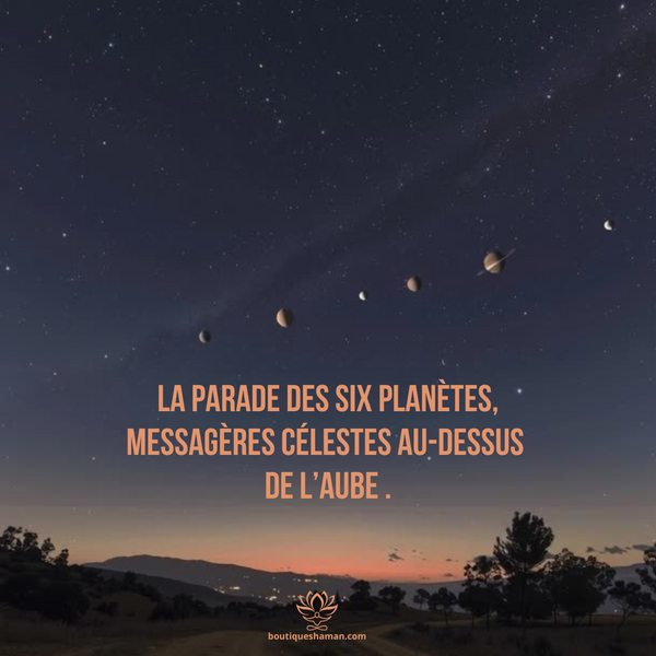 La parade des six planètes, messagères célestes au-dessus de l’aube