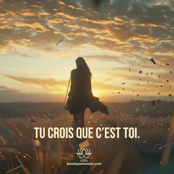 Tu crois que c’est toi.