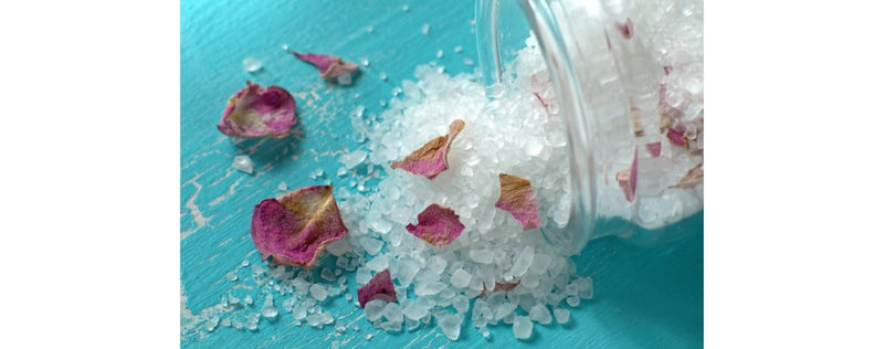 Bain moussant délassant cristaux de sel marin 500ml pas cher 