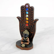 PORTE-ENCENS MAIN CHAKRA ET BOUDDHA 3