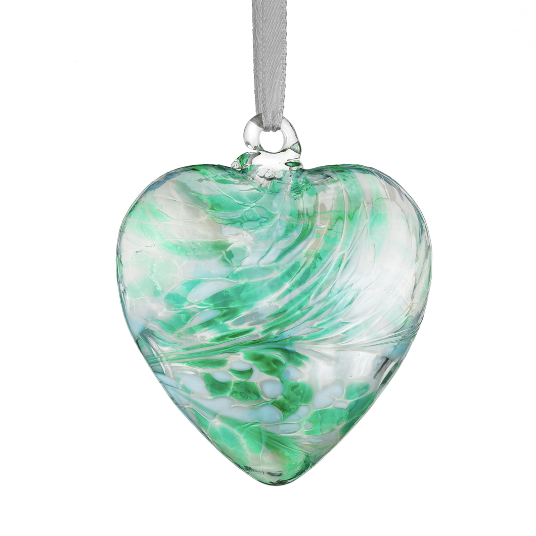 Coeur d'amitié 8 cm - Vert NOUVEAU !