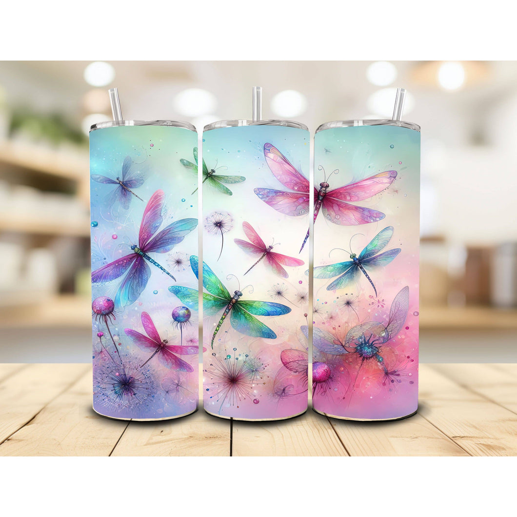 Gobelet Libellule, 20 oz. Acier Inoxydable