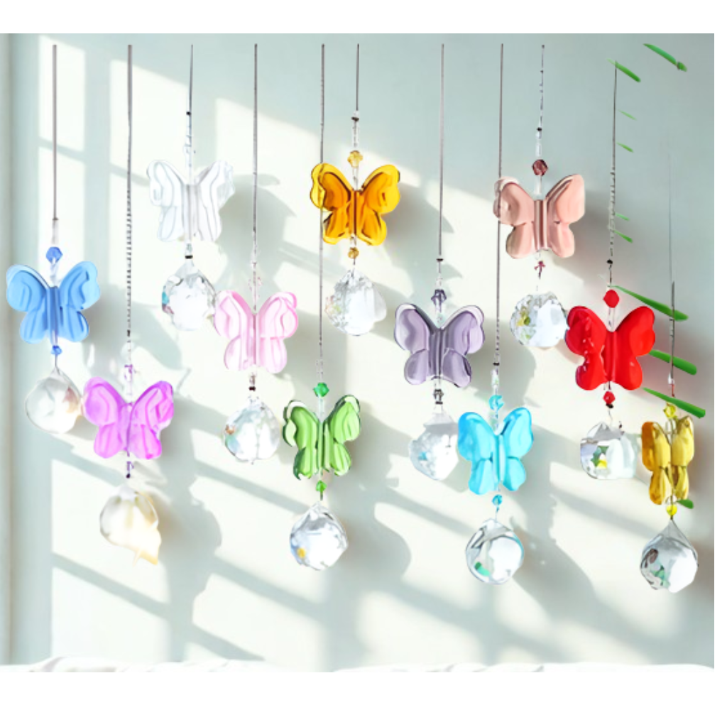 Papillon couleur  variée (capteur solaire )