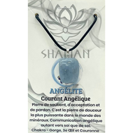 Angélite  Forme Variée sur Cordelette