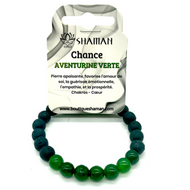 Aventurine Verte et Pierre de Lave (Bracelet)