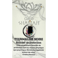 Tourmaline Noir Brute sur Chaine