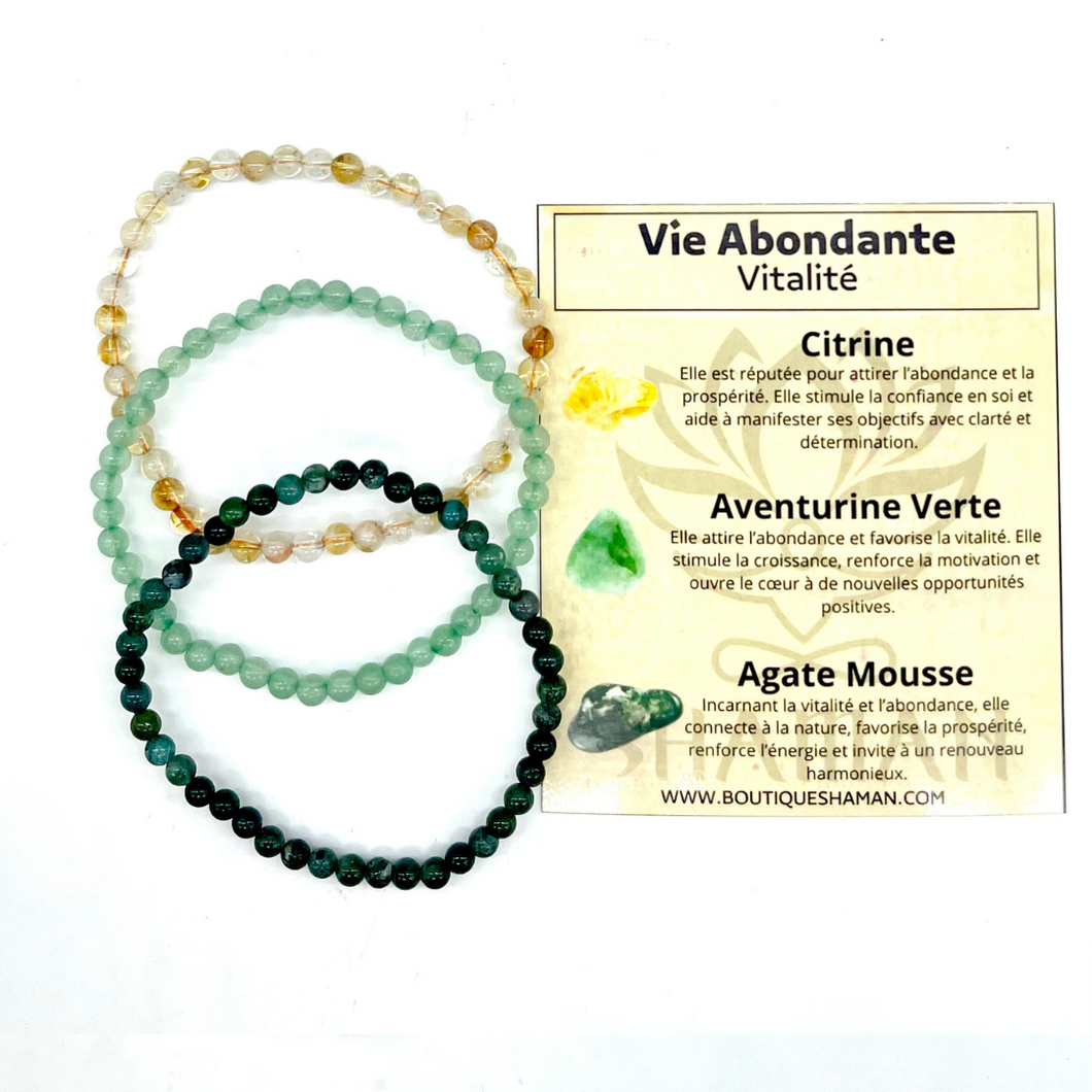 Les Pierres de Pouvoir - Vie Abondante/Vitalité