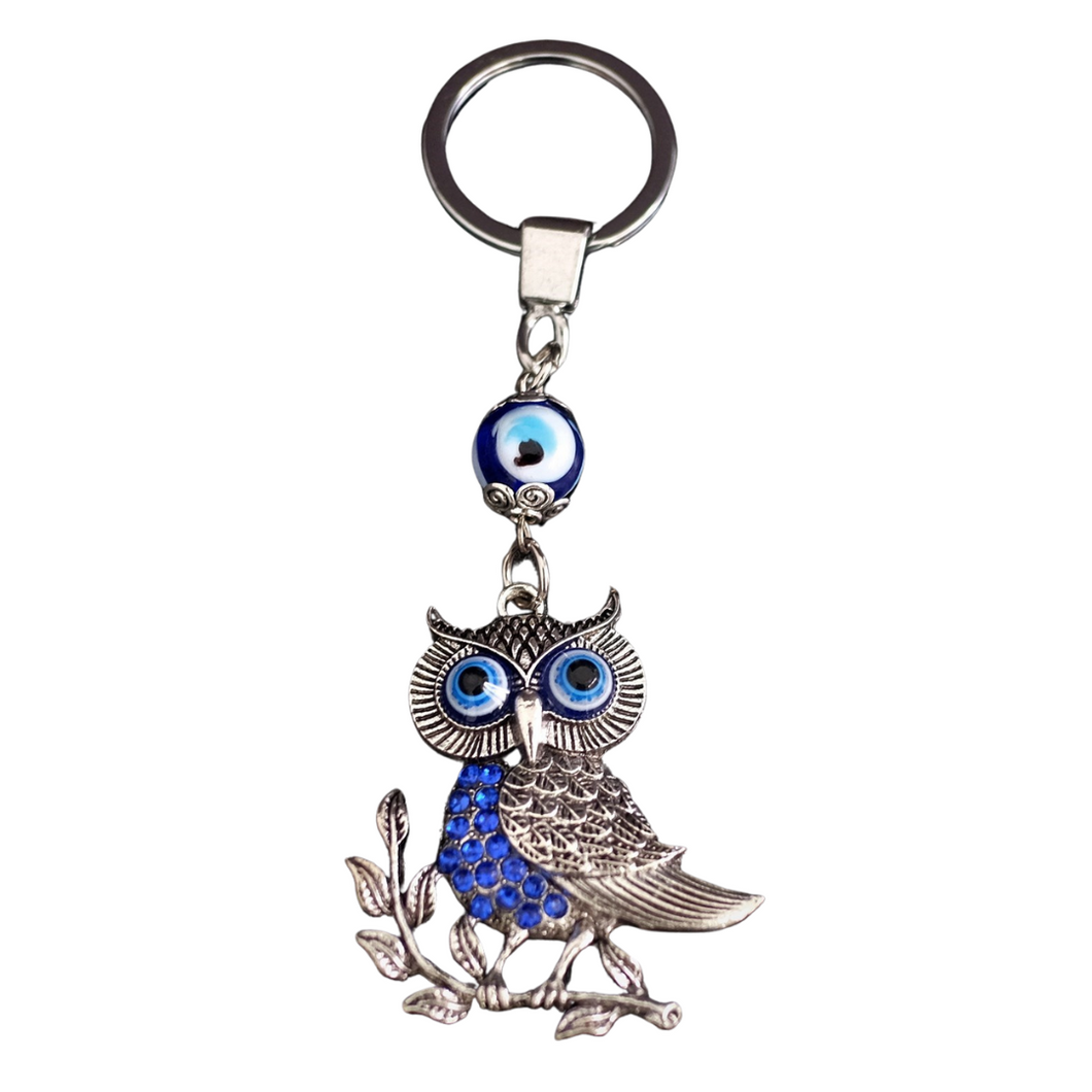 PORTE-CLÉS - HIBOU AVEC  ŒIL DE PROTECTION