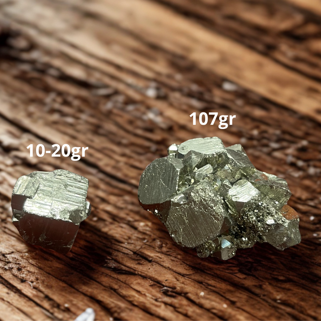 PYRITE CUBIQUE DU PÉROU (Grade AAA)