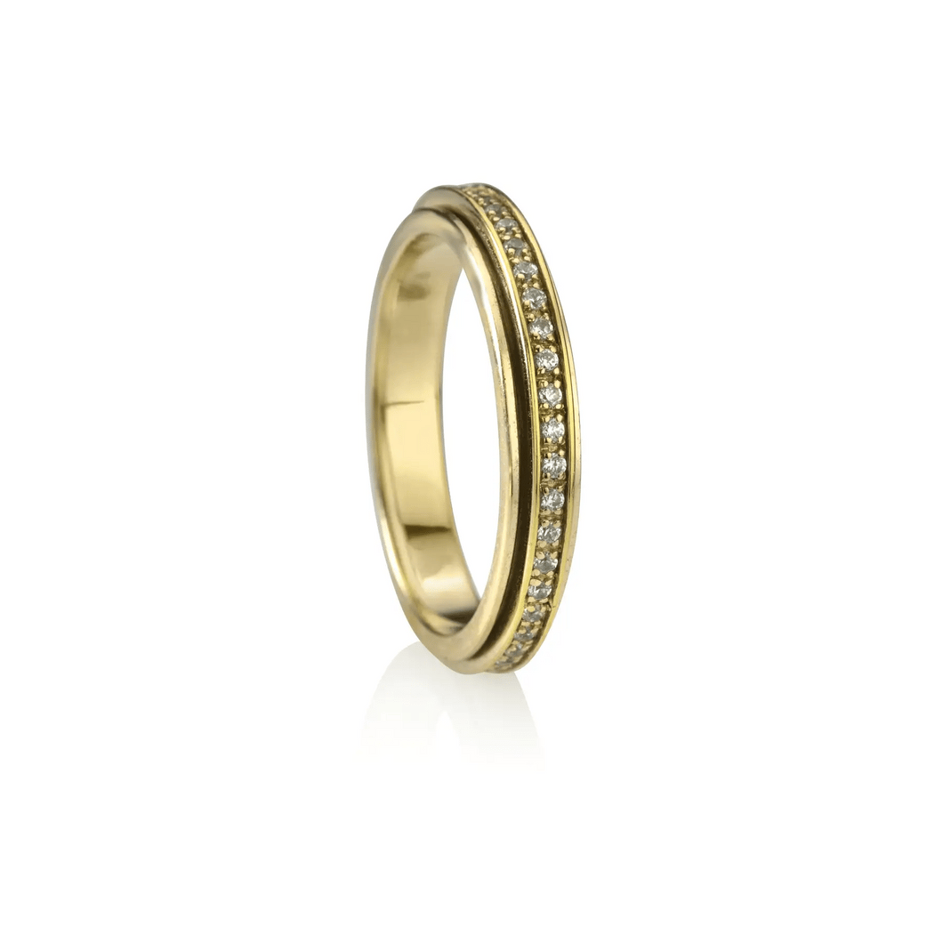 ''Lunar'' YGV or jaune 14 K