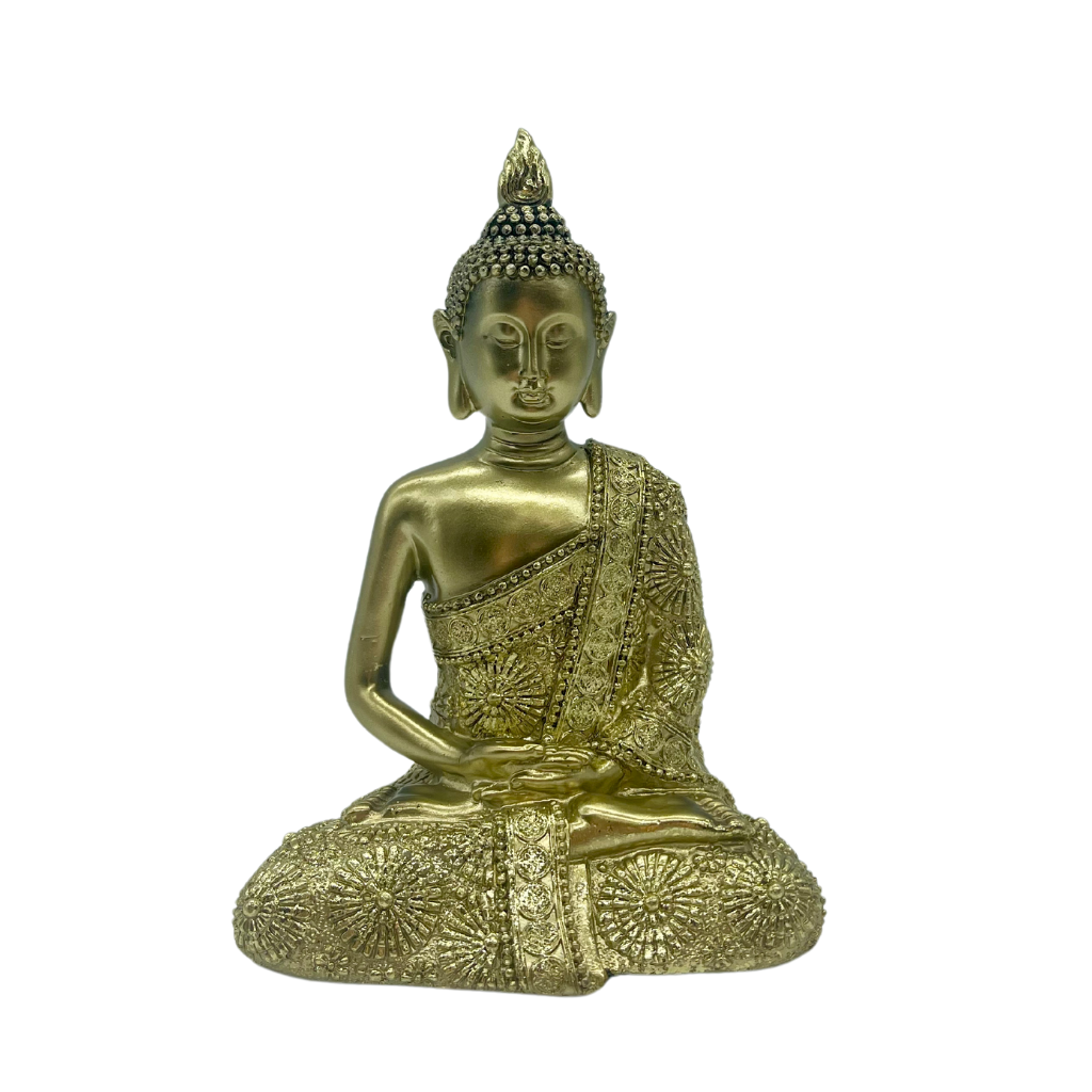 Bouddha Or Méditation OR 4.35″L X 6.30″H