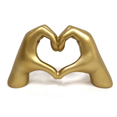 MAINS SIGNE COEUR OR