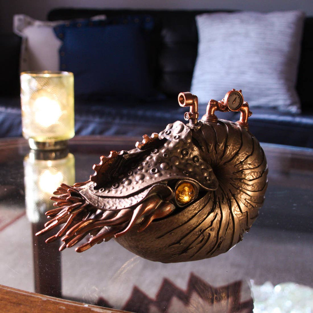 Nautilus  Steampunk à effet bronzé