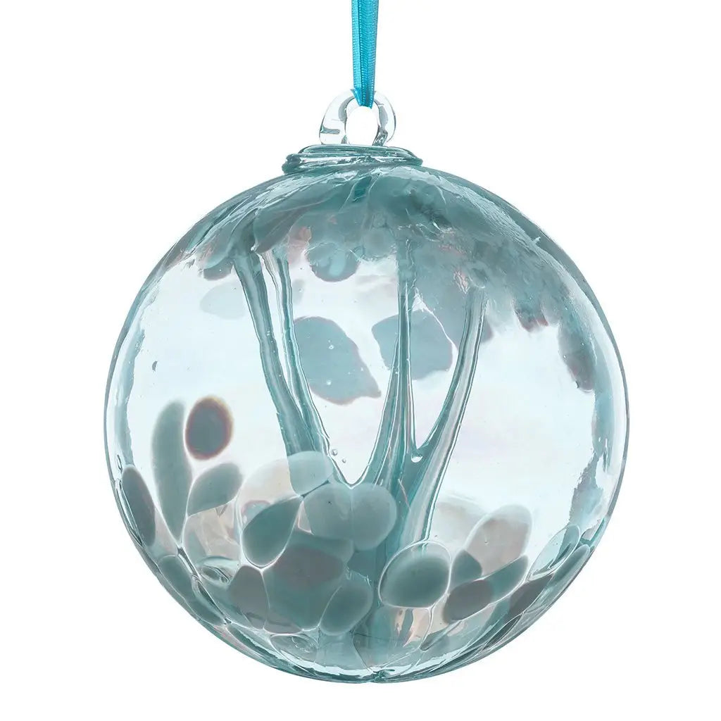 Boule orbe d'esprit 10 cm -Bleu pastel