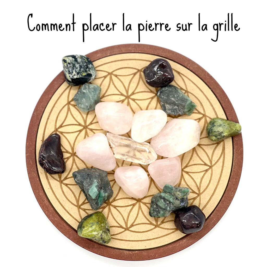 Panneau Grille De Cristal En Bois - Cube De Métatron - Géométrie Sacrée - 25,4cm - Rituel, Méditation, Autel