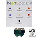 6 Bagues Humeur + 1 Collier Changeant De Couleur - Bagues Et Collier Thermosensibles Ajustables Pour Enfants Et Femmes - 11