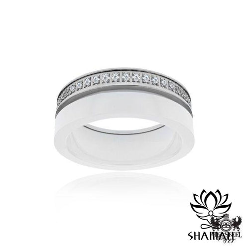 Bague En Acier Inoxydable Ssr17W Grandeur 7 Bague