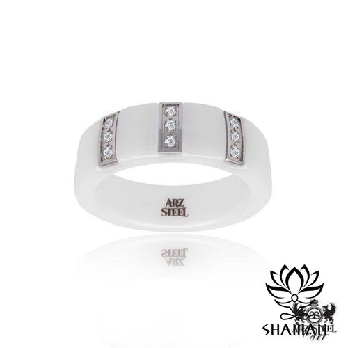 Bague En Acier Inoxydable Ssr19W Grandeur 7 Bague
