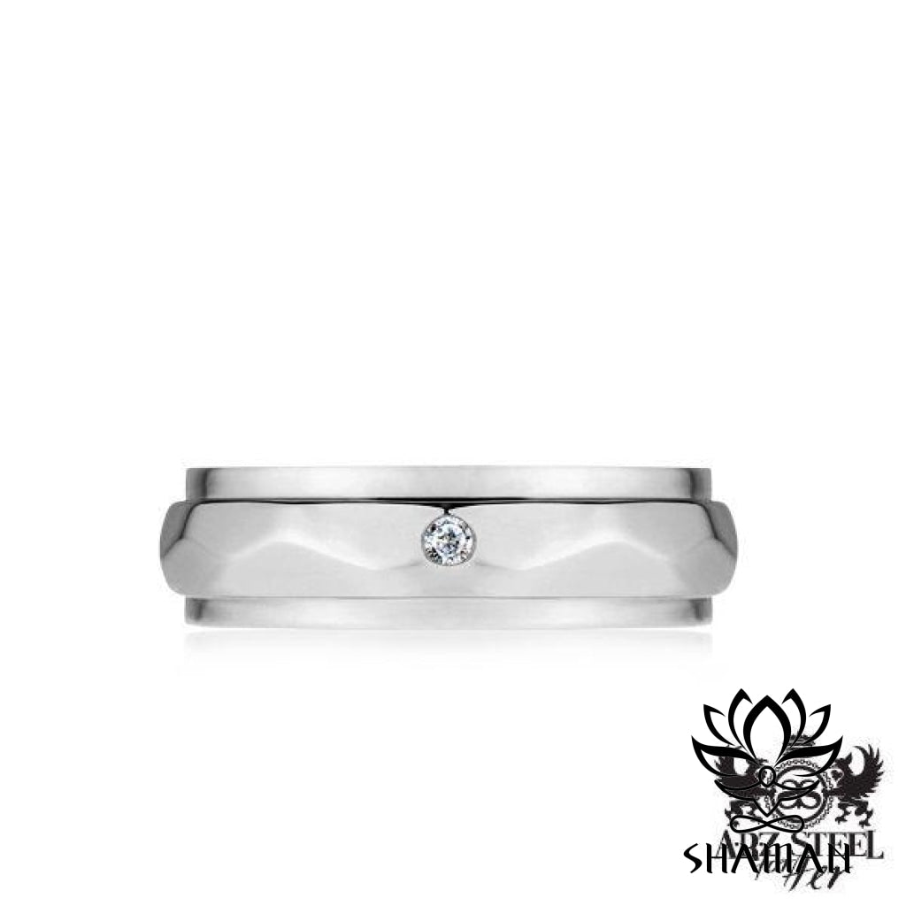 Bague En Acier Inoxydable Ssr23 Grandeur 6 Bague