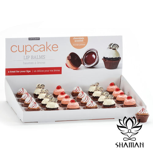 Baume À Lèvres Mini Cupcake 3 Assortiment Brillant A Lèvre