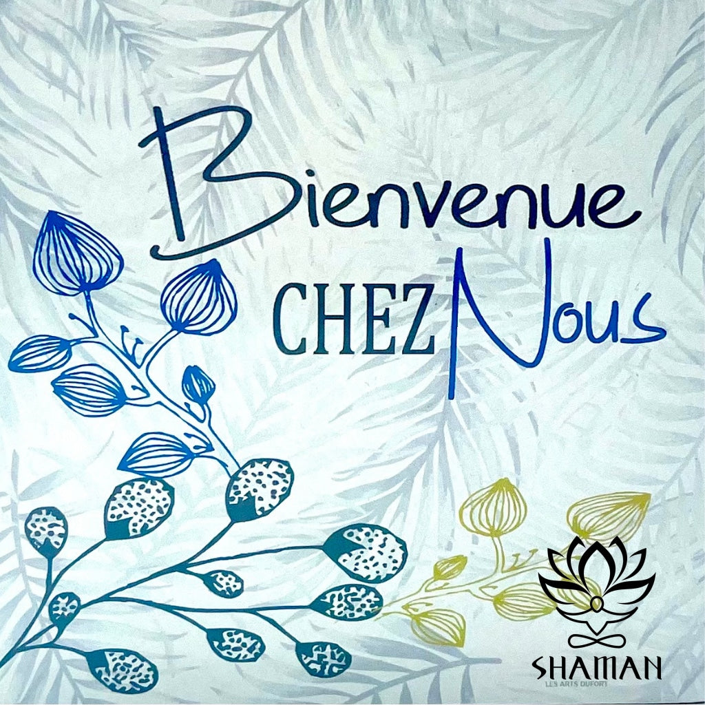 Bienvenue Chez Nous Bloc De Bois