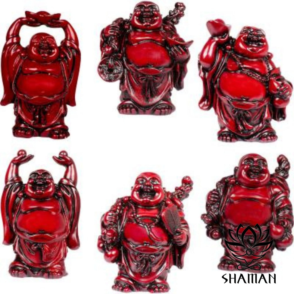 Bouddha Rieur Rouge 2 H