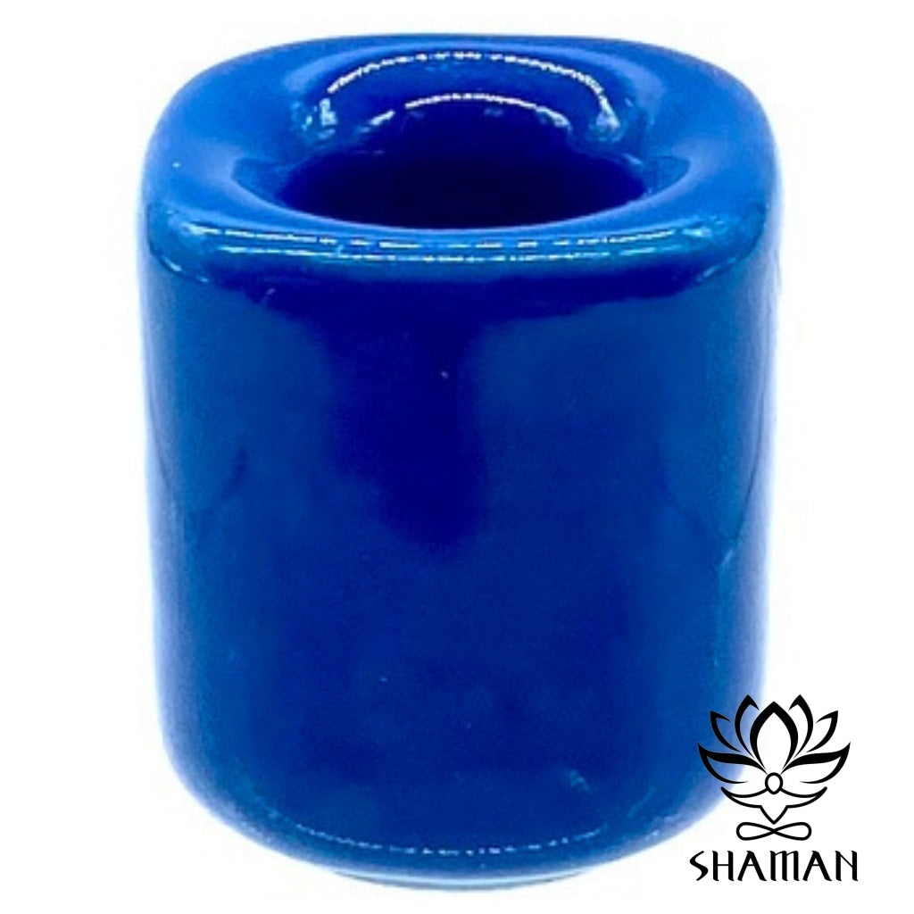 Bougeoirs De Couleur Pour Mini Chandelles Rituel Bleu Foncé Bougeoir