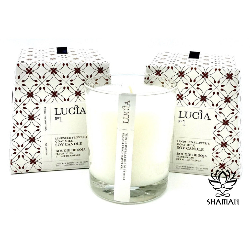 Bougie De Soja Au Lait Chèvre Et À Lhuile Lin 50H Chandelle